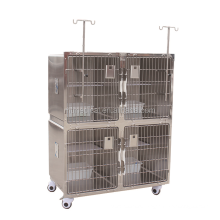 Veterinary Stainless Steel Pet Cage Dog &Pet Cages Carriers Houses